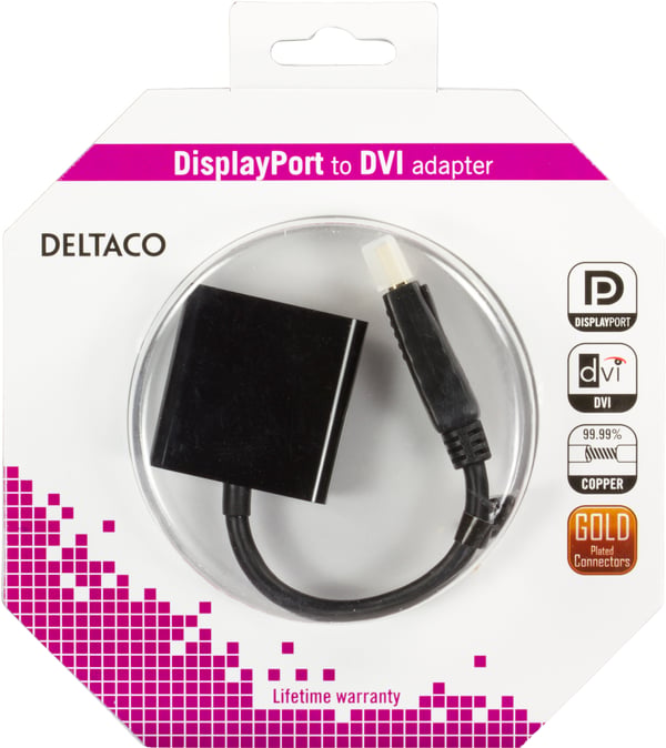 DELTACO DP-DVI14-K