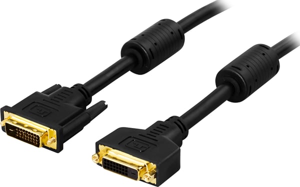 DVI monitor cable Dual Link, DVI-D ma - DVI-D fe 2m