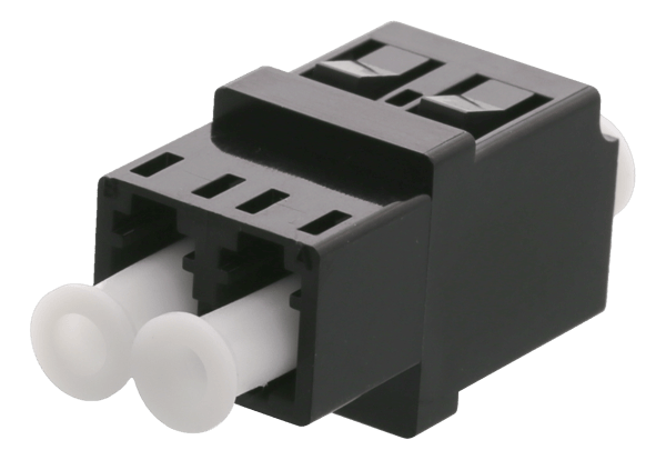 Fiber coupler snap-in, 2xLC-LC, Singlemode, duplex, blue