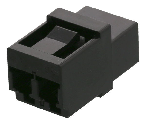 Fiber coupler snap-in, 2xLC-LC, Singlemode, duplex, blue