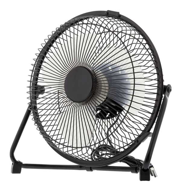 USB fan, 18cm, table model, 1x USB Type A ma, black USB fan, 18cm, table model, 1x USB Type A ma, black