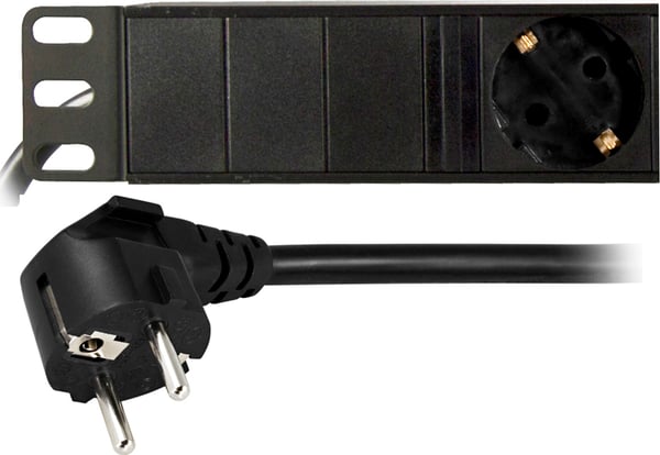 Power strip 6xCEE 7/3 1xCEE 7/7 increased touch protection