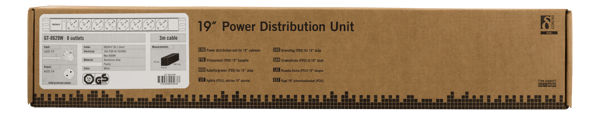 Power strip 8xCEE 7/3 1xCEE 7/7 increased touch protection