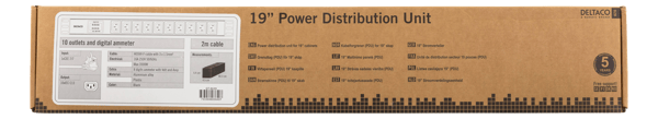 10-Outlet 19" power distribution unit, 3500W, C13