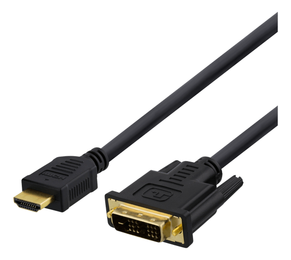 HDMI to DVI cable, 2m, Full HD, black