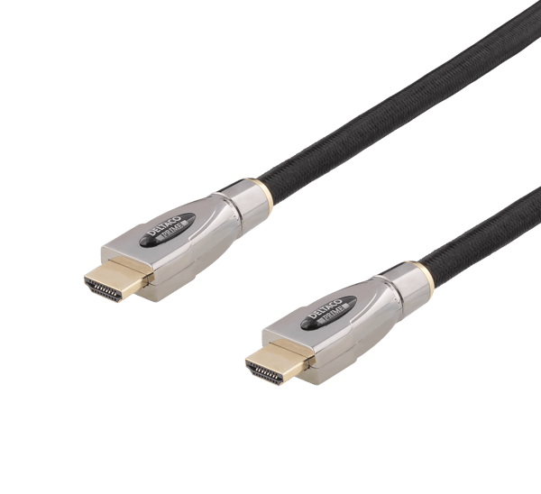 PRIME active HDMI cable 5m Textile HDMI Type A ma 4K black