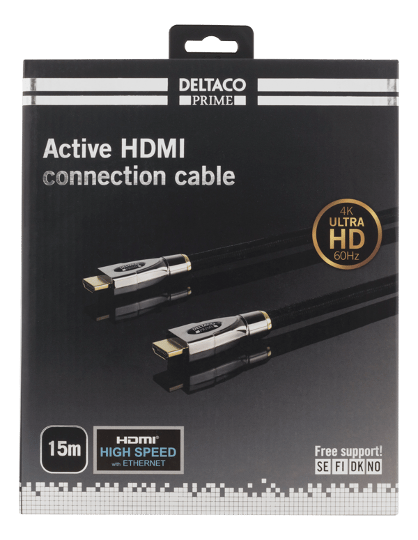 PRIME active HDMI cable 15m embroidered HDMI High Speed  Eth
