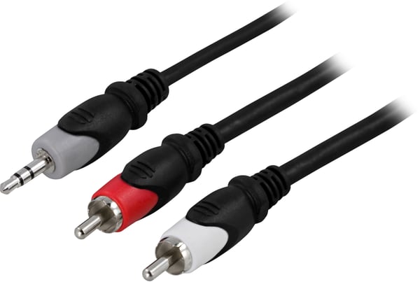 Audio cable 3.5mm ma - 2xRCA ma 20m