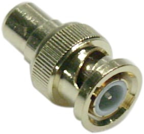 Adapter RCA fe to BNC ma, gold plated