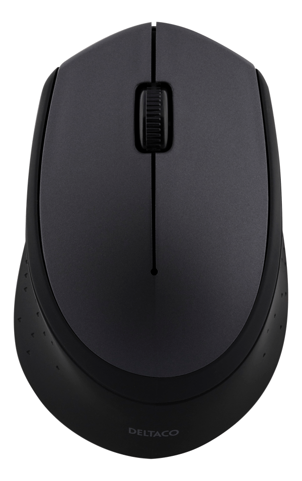 Wireless optical mouse 2.4GHz, 3 buttons with a scroll, grey