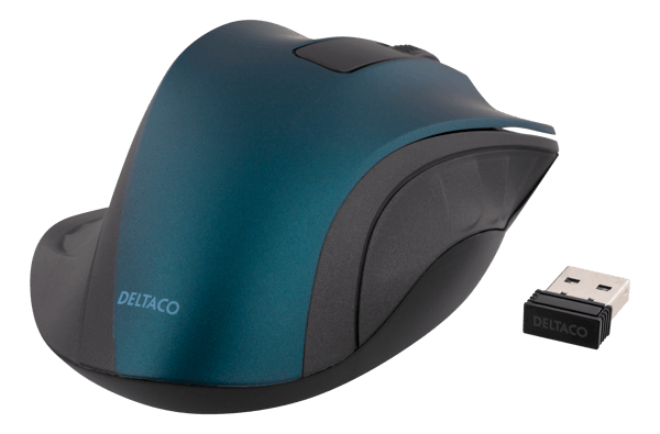 Wireless optical mouse, 1200 DPI, blue
