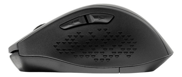 Wireless silent mouse blueth 4button powered 1xAA not incl
