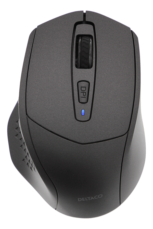 Wireless silent mouse blueth 4button powered 1xAA not incl