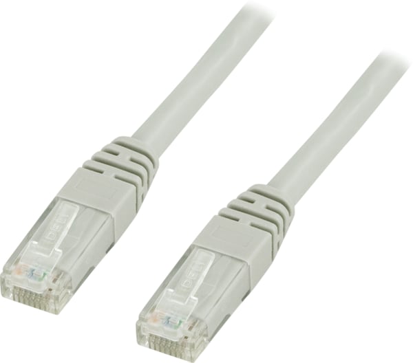 UTP Cat6 -kytkentäkaapeli, LSZH, 15m, harmaa