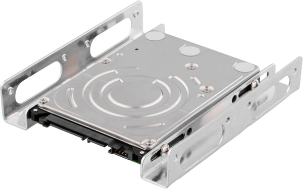 Mounting angles for 2.5" hard drive in 3.5" space