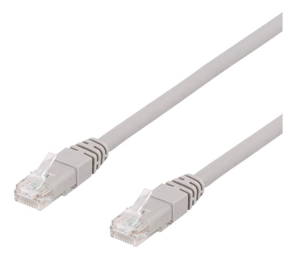 U/UTP Cat6A patch cable, 35m, 500MHz, Delta, LSZH, grey