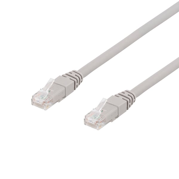 U/UTP Cat6a patch cable 3m 500MHz Deltacertified LSZH grey