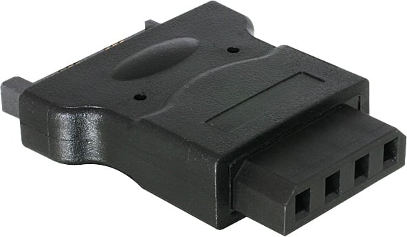 Power adapter 15-pin SATA male to 4-pin Molex female