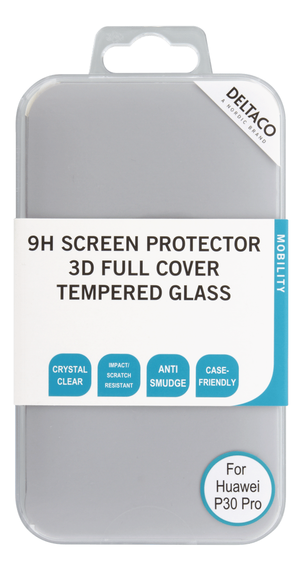 Screen protector Huawei P30 Pro 3D curved glass transparent