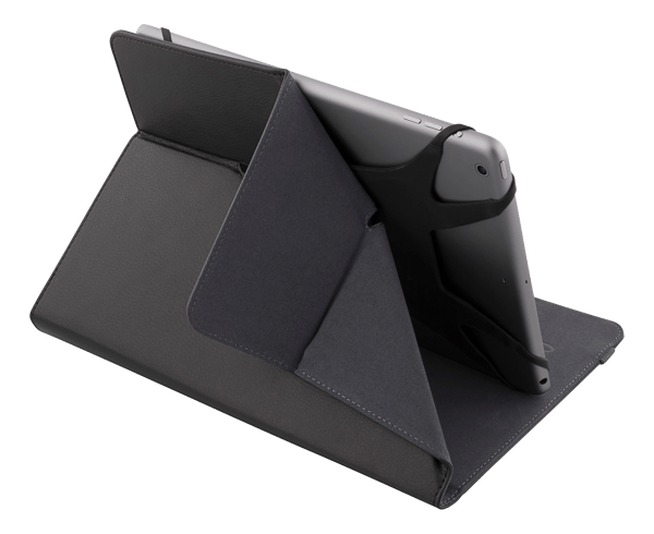 Universal tablet case 9/10.1" integrated stand, rotate
