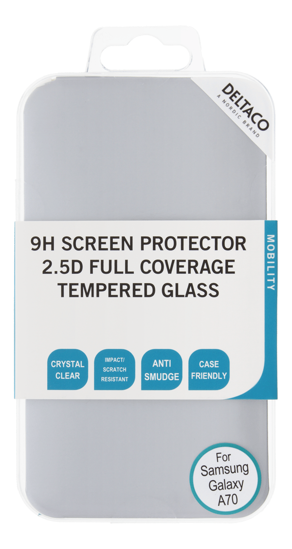 Screen protector, Galaxy A70, 2.5D full coverage glass
