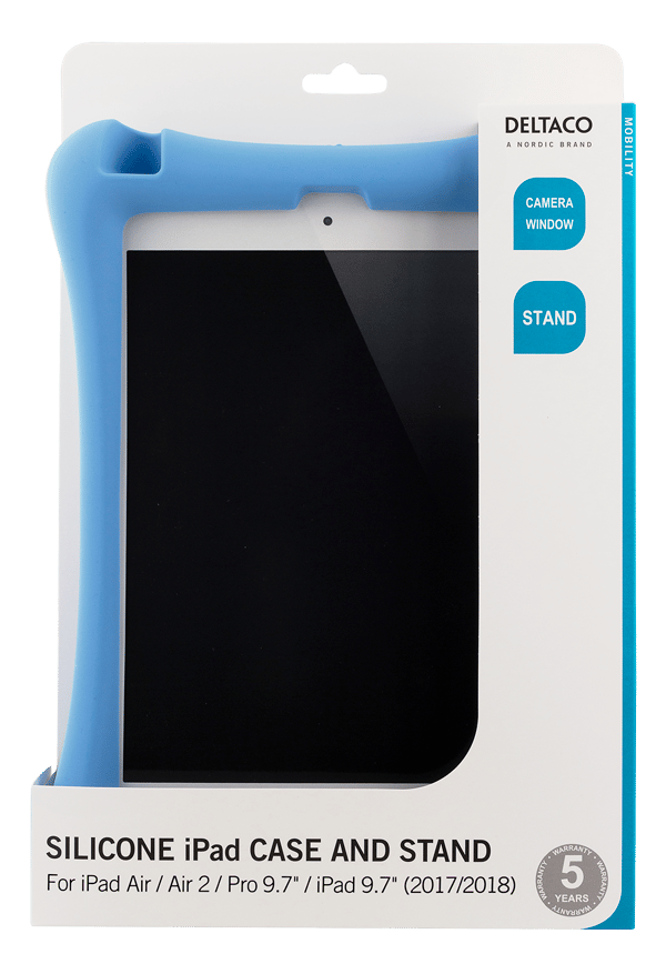 Silicone case, iPad Air/Air 2 , Pro 9.7", iPad 9.7", blue