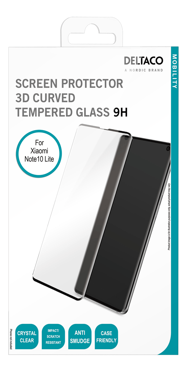 Screen protector Xiaomi Mi Note 10 Lite 3D Curved temp glass