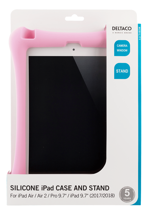 Silicone case, iPad Air/Air 2 , Pro 9.7", iPad 9.7", pink