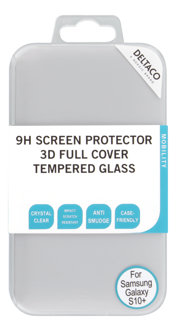 Transparent screen protector 3D temp glass Galaxy S10+ 9H