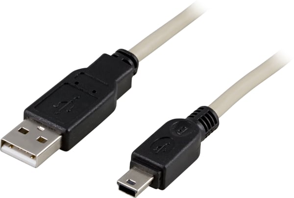 USB 2.0 cable Type A male - Type Mini B male 1m