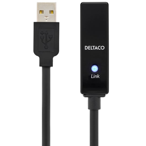 PRIME USB 2 extens cable active Type A m>Type A fe 10m black