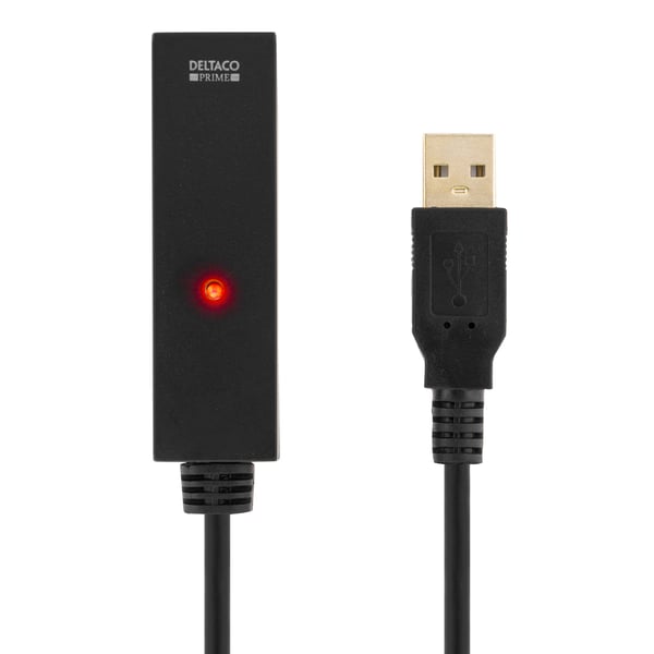 PRIME USB 2 extens cable active TypeA ma>TypeA fe 3m black