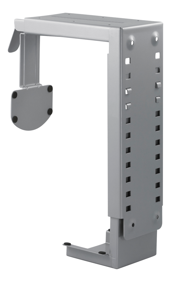 Computer holder for mounting under the table/on wall, silver Computer holder for mounting under the table/on wall, silver