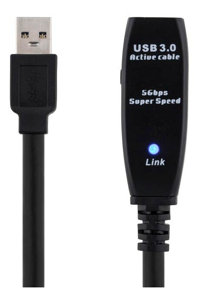 PRIME USB 3 extens cable active TypeA ma>Type A fe 7m black