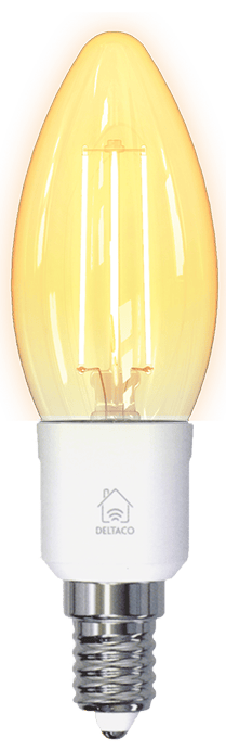 SMART H LED filament lamp E14 WiFI 2.4GHz 4.5W 400lm Dim