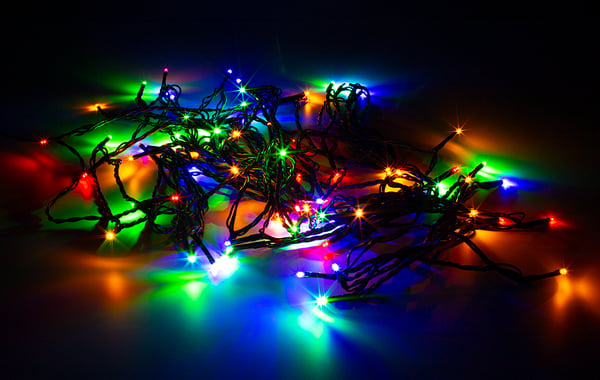 WiFi light chain, 10m, 80 led, adapter, IP44, RGB