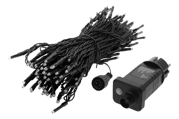 WiFi light chain, 10m, 80 led, adapter, IP44, RGB