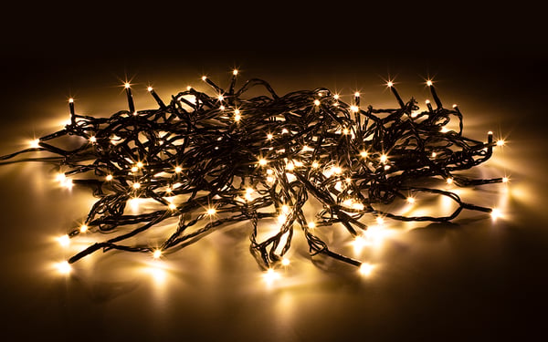 WiFi light chain, 15m, 120 led, adapter, IP44, WW