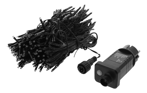 WiFi light chain, 15m, 120 led, adapter, IP44, WW