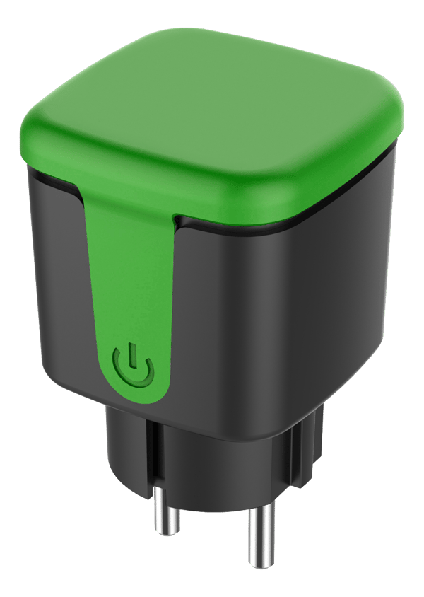 SMART H outdoor plug WiFi IP44 1xCEE 7/3 13A black/green