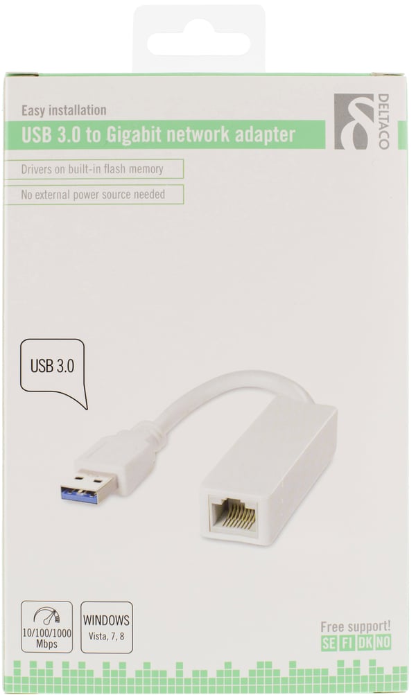 USB 3.0 net adapt intern flash memory Gbit 1xRJ45 1xUSB3