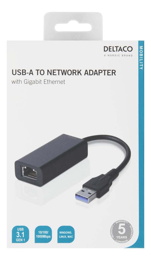 USB 3.0 network adapter inter flash memory Gbit 1xRJ45 1xUSB