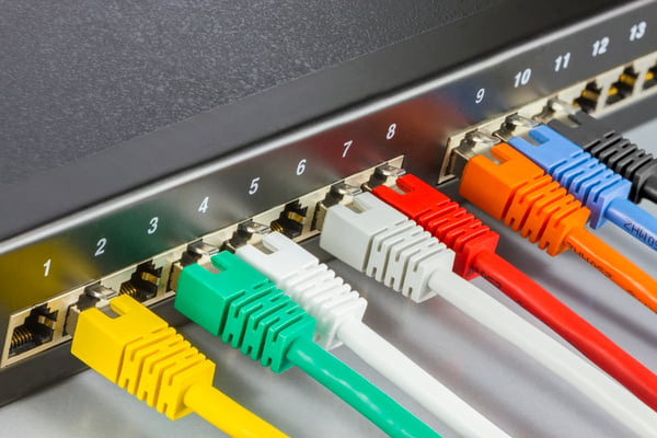 F/UTP Cat6 patch cable, 0.5m, 250MHz, Delta-certified, LSZH