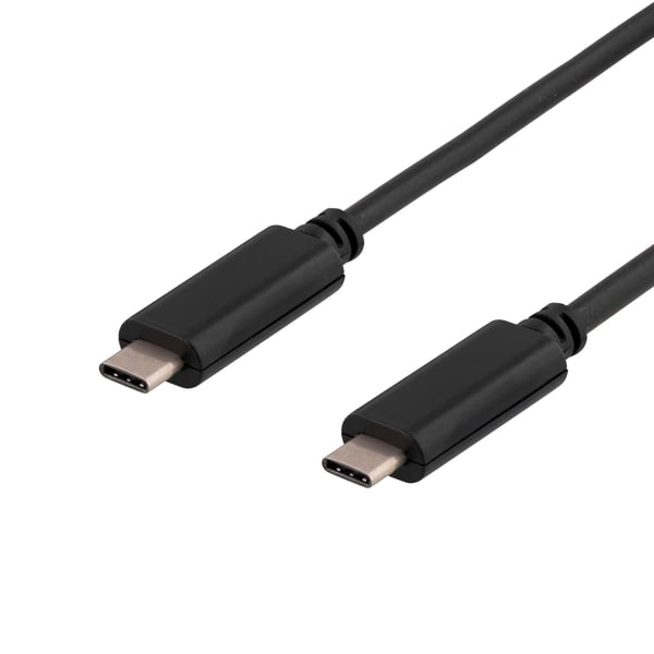 USB 3.1 cable, Gen 1, Type C M, Type C M, 0.25m, black