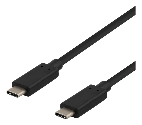 USB-C cable, 1m, USB 3.1 Gen 2, 10 Gbps, 60W, black