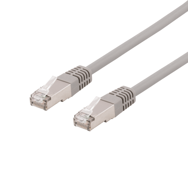 U/FTP Cat6a patch cable, LSZH, 25m, grey