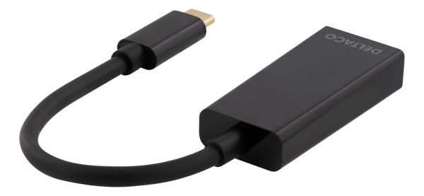 USB 3.1 to DisplayPort adapter USB type C  DP female  black