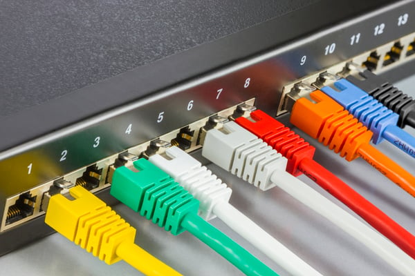 F/UTP Cat6 patch cable 5m, red