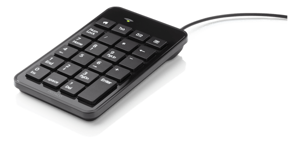 TB-120 Numeric keyboard, 23 keys, 4 hot keys, USB, black TB-120 Numeric keyboard, 23 keys, 4 hot keys, USB, black