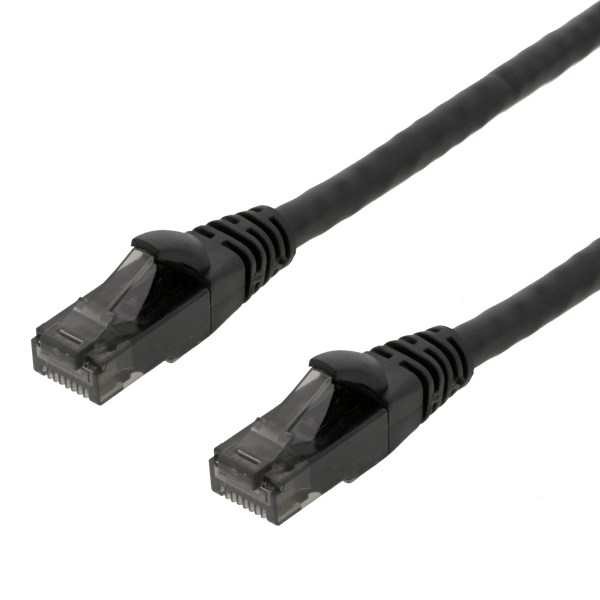 U/UTP High Flex Cat6, patch cable, 1,5m, TPE, black